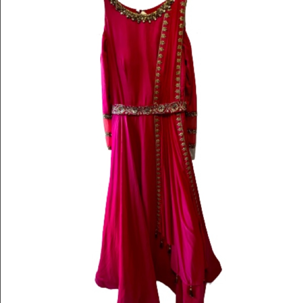 Stunning Anarkali Bollywood Outfit, size 38 (size 2 US) - Picture 4 of 11